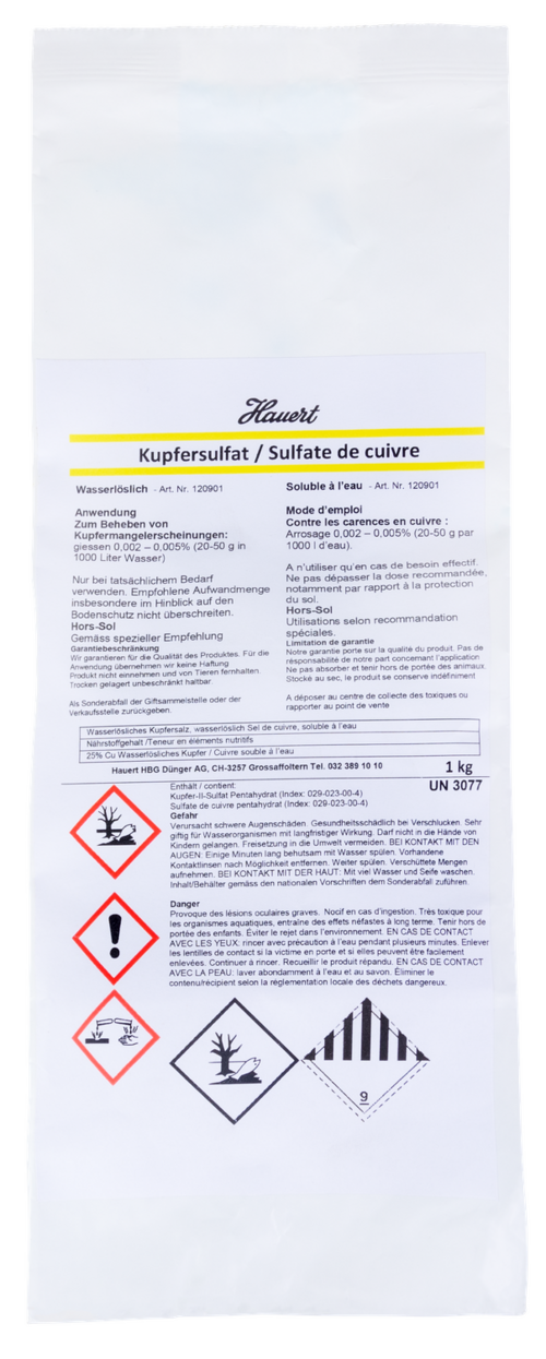 Hauert Kupfersulfat | HAUERT