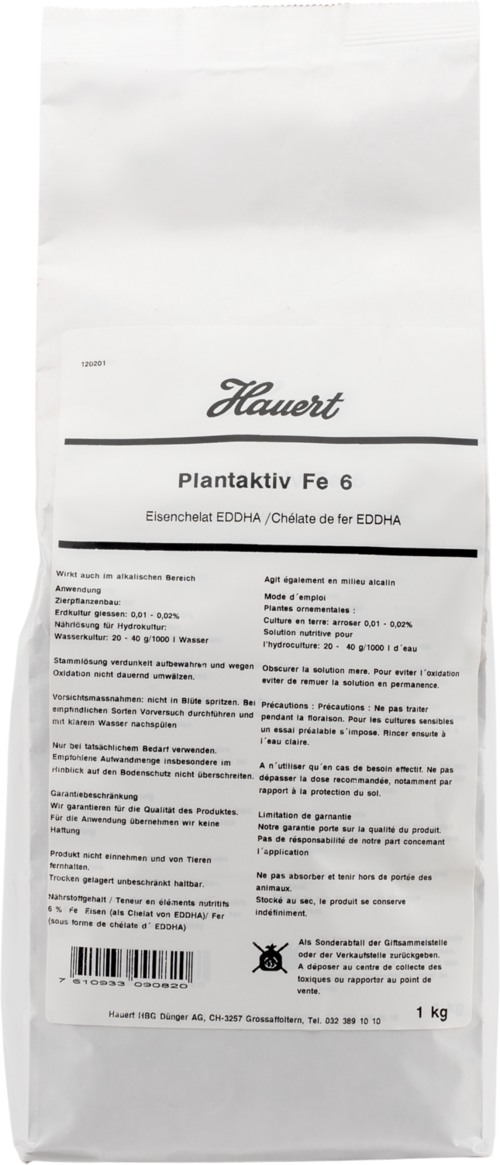 Plantaktiv Fe 6 Eisenchelat | HAUERT